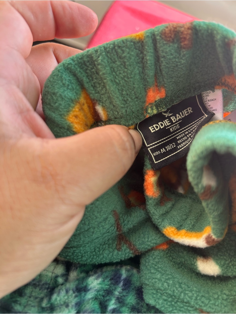 Eddie Bauer Kids Green Fleece PJ sets